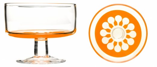 Dezertní misky - oranžové (2 ks)