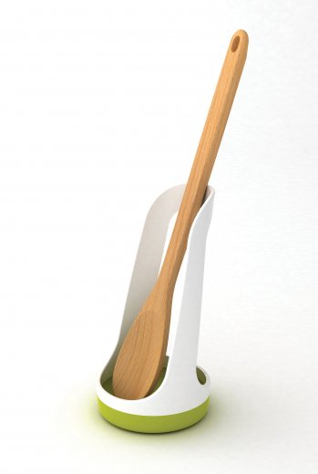 Stojan na odkladanie varešiek SpoonBase biely zelený
