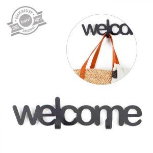 Věšák BALVI Welcome - černý