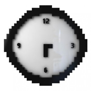Nástěnné hodiny Pixel