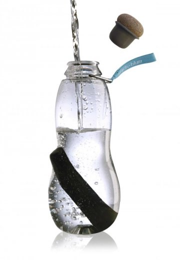 Filtrační lahev s binchotanem BLACK-BLUM Eau Good, 800ml, s modrou značkou