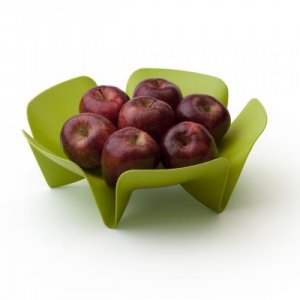 Mísa na ovoce Qualy Flower Fruit Tray - malá, zelená