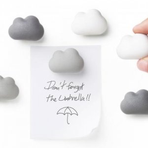 Sada magnetů Qualy Cloud, 6 ks