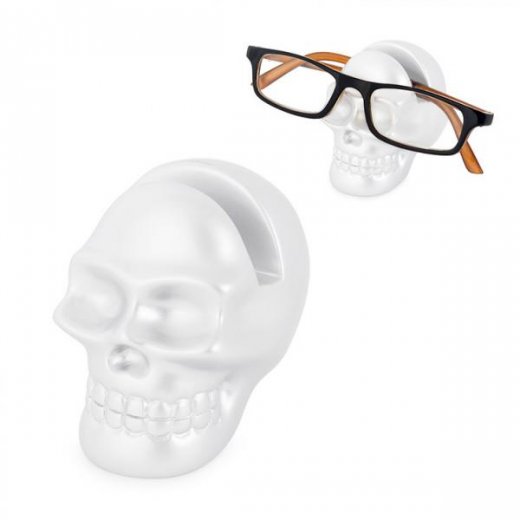 Stojan na brýle BALVI Skully - bílý