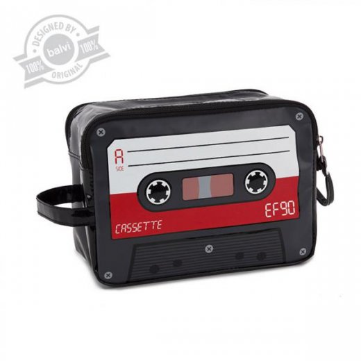 Taštička na toaletní potřeby BALVI Cassette- červená