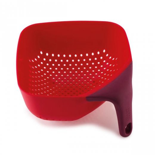 Kubický cedník JOSEPH JOSEPH Square Colander™-střední/červený