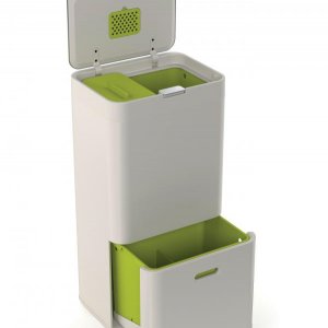 Koše na tříděný odpad JOSEPH JOSEPH IntelligentWaste™ Totem 60 - slonovinová