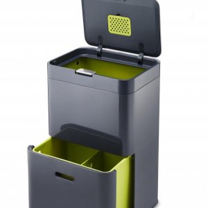 Koše na tříděný odpad JOSEPH JOSEPH IntelligentWaste™ Totem 48 - grafitově šedá