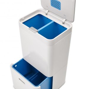 Koše na tříděný odpad JOSEPH JOSEPH IntelligentWaste™ Totem 58 - slonovinová kost