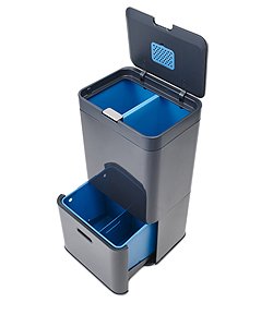 Koše na tříděný odpad JOSEPH JOSEPH IntelligentWaste™ Totem 58 - grafitově šedá