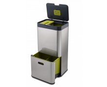 Koše na tříděný odpad JOSEPH JOSEPH IntelligentWaste™ Totem 60S - nerez