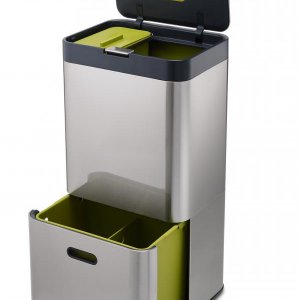 Koše na tříděný odpad JOSEPH JOSEPH IntelligentWaste™ Totem 60S - nerez