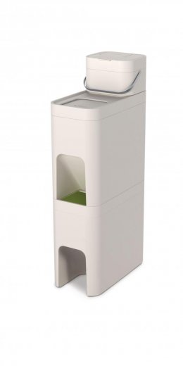 Koše na tříděný odpad JOSEPH JOSEPH IntelligentWaste™ Stack 52 - slonovinová
