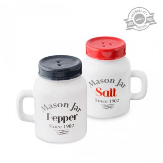 Solnička s pepřenkou BALVI Mason Jar
