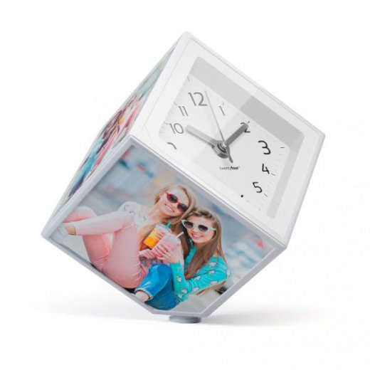Rotující fotokostka s hodinami BALVI Photo-Clock