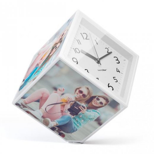 Rotující fotokostka s hodinami BALVI Photo-Clock