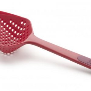 Cedníková lžíce JOSEPH JOSEPH Scoop™Plus - malá/červená