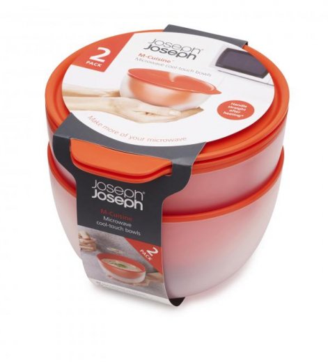 Sada - dvoustěnné mísy JOSEPH JOSEPH M-Cuisine™ Cool-touch Microwave Bowl