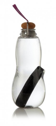 Filtrační lahev s binchotanem BLACK-BLUM Eau Good, 800ml,  s fialovou značkou
