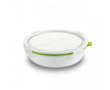 Lunch Box Round S BLACK-BLUM, 660ml, bílý/zelený