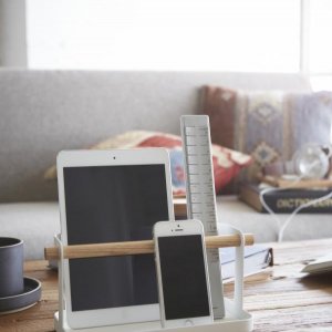 Stojan na telefon a tablet Yamazaki Tosca - bílý