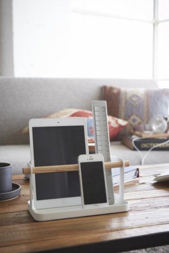 Stojan na telefon a tablet Yamazaki Tosca - bílý