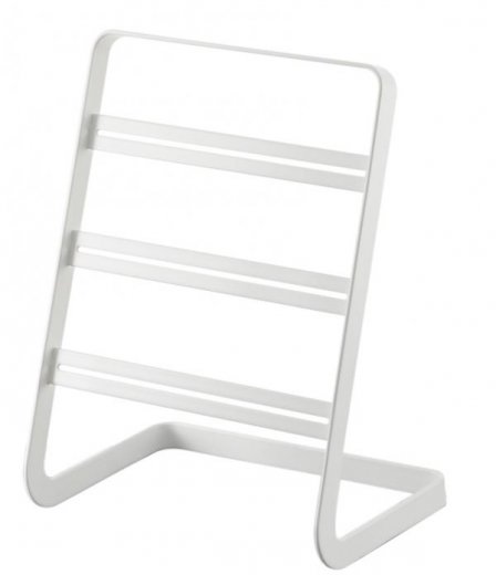 Stojan na náušnice YAMAZAKI Tower Earring Stand - bílý