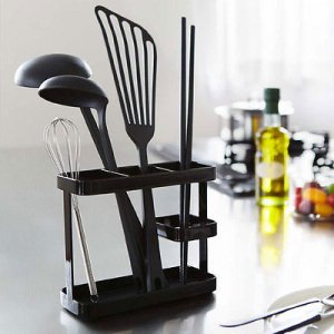 Stojan na kuchyňské nástroje Yamazaki Tower - černý