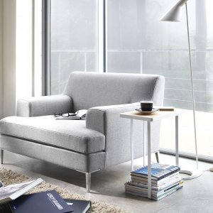 Stolek se stojanem na časopisy Yamazaki Tower Magazine Rack & Table - bílý