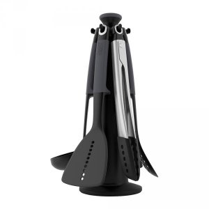Rotační stojan s nástroji JOSEPH JOSEPH Elevate™ Carousel Set - černý
