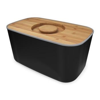 Chlebník JOSEPH JOSEPH Steel Bread Bin - černý
