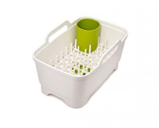 Umývací nádoba s odkapávačem JOSEPH JOSEPH Wash&Drain™ Plus - bílá