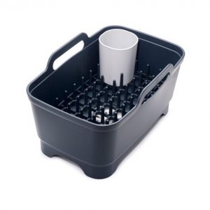 Umývací nádoba s odkapávačem JOSEPH JOSEPH Wash&Drain™ Plus - šedá