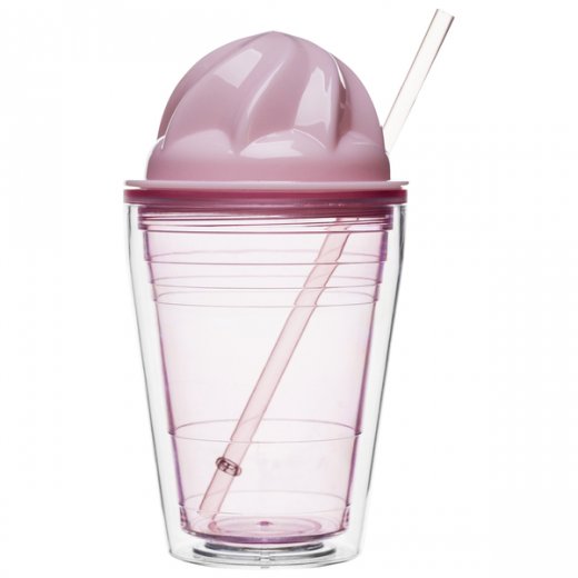Pohár SAGAFORM Sweet Milkshake, růžový