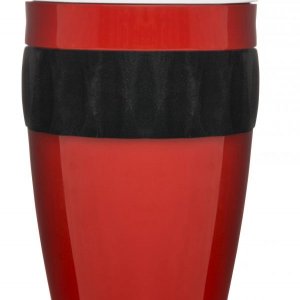 Termohrnek SAGAFORM To Go Mug, červeno - černo - bílý
