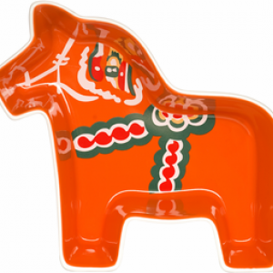 Servírovací miska SAGAFORM Sweeden - Dala Horse, velká, oranžová