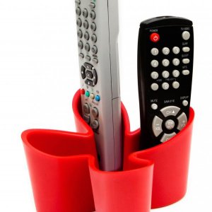 Stojan na dálkové ovladače J-ME Cozy Remote Tidy - červený