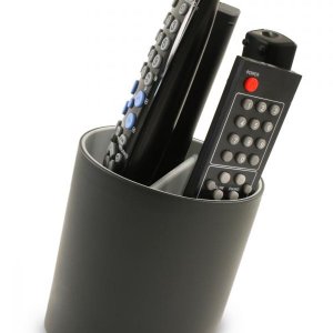 Stojan na dálkové ovladače J-ME Tilt Remote Tidy, černý/šedý