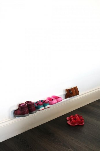 Police na boty J-ME Kid's Shoe Rack, 70cm, bílá