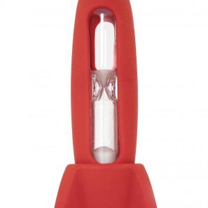 Dětská zubní minutka J-ME Rocket Timer, červená