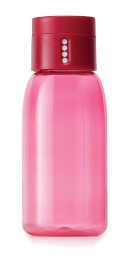 Lahev s počítadlem JOSEPH JOSEPH Dot - 400 ml - růžová