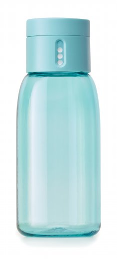 Lahev s počítadlem JOSEPH JOSEPH Dot - 400 ml - tyrkysová