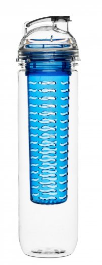 Láhev s difuzorem  SAGAFORM Fresh, 800ml, modrá