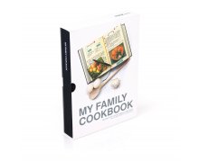 Kniha rodinných receptů SUCK UK My Family Cookbook, černá
