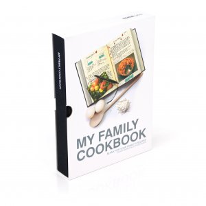 Kniha rodinných receptů SUCK UK My Family Cookbook, černá