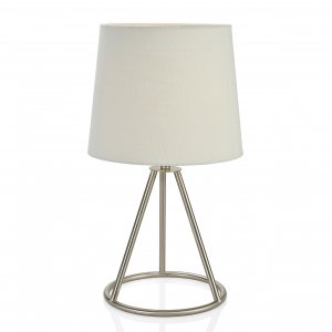 Moderní stolová lampa, nikel, ANDREA HOUSE (výška 50,5cm.)