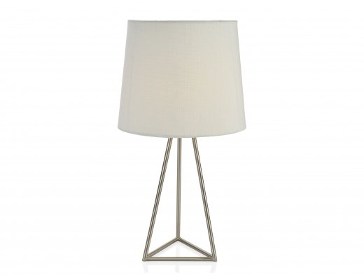 Moderní stolová lampa ANDREA HOUSE, nikel (výška 41,5cm.)