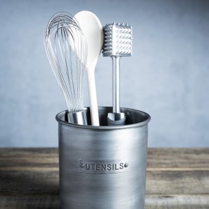 Stojan na kuchyňské nástroje v industriálním stylu (kov) KITCHEN CRAFT Industrial Kitchen