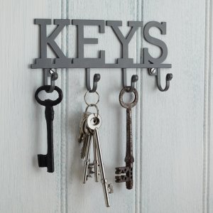 Stylový věšák na klíče (kov) KITCHEN CRAFT Living Nostalgia