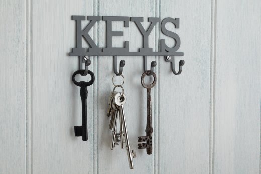 Stylový věšák na klíče (kov) KITCHEN CRAFT Living Nostalgia